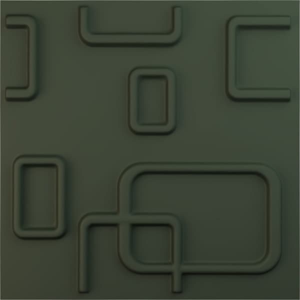 Ekena Millwork 11 7/8in. W x 11 7/8in. H Oslo EnduraWall Decorative 3D Wall Panel Covers 0.98 Sq. Ft. WP12X12OSGHC - main